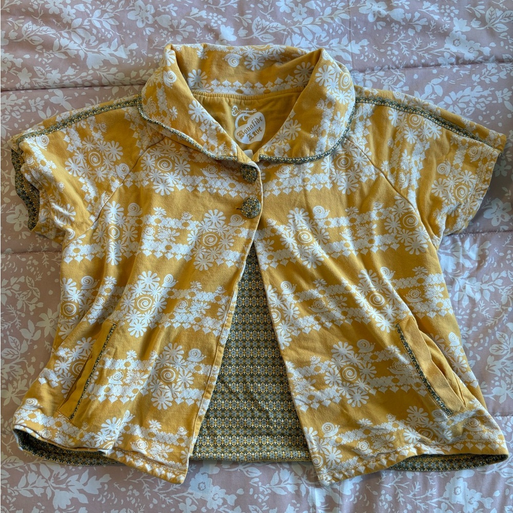 Funky Yellow Mini Jacket